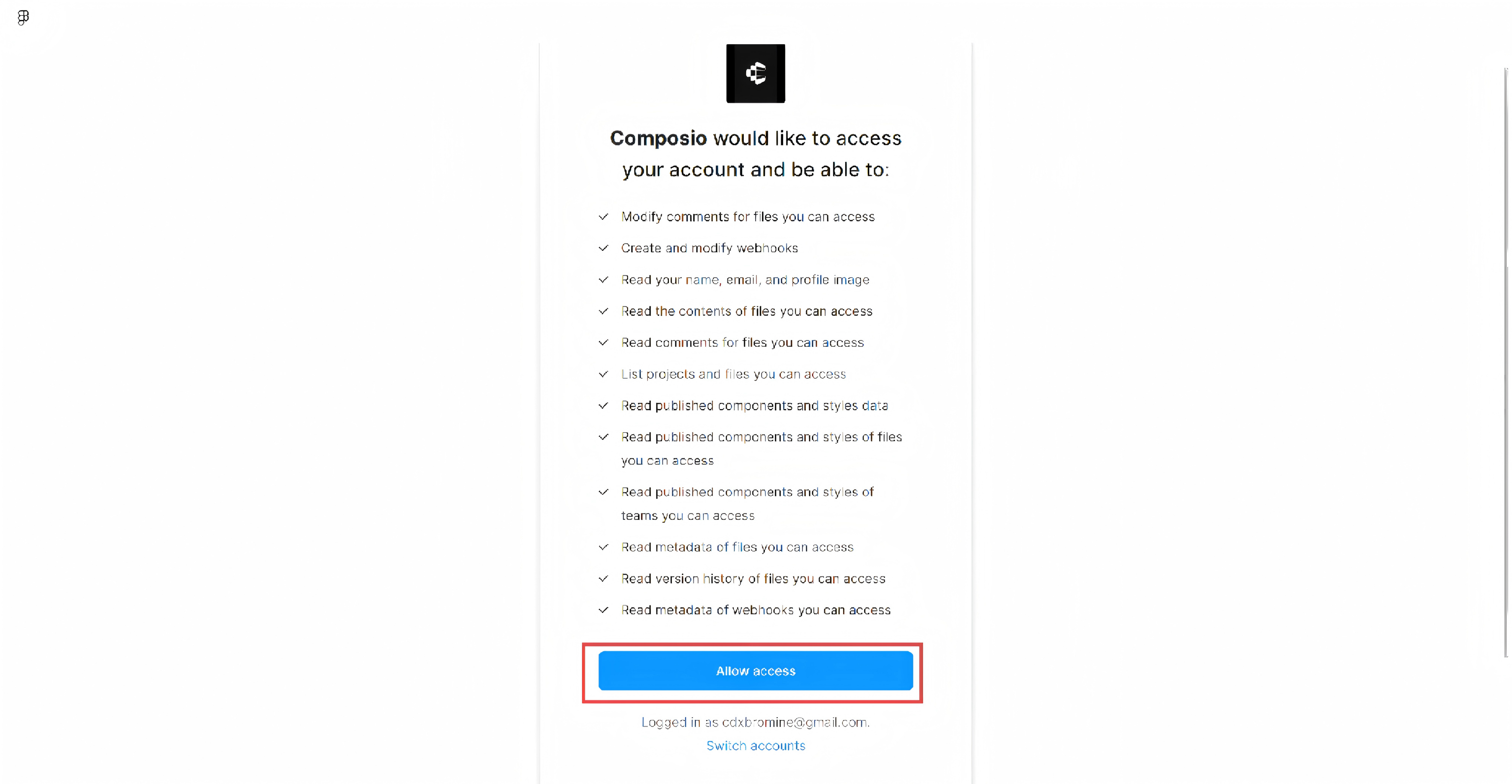 Aperçu de l'interface
