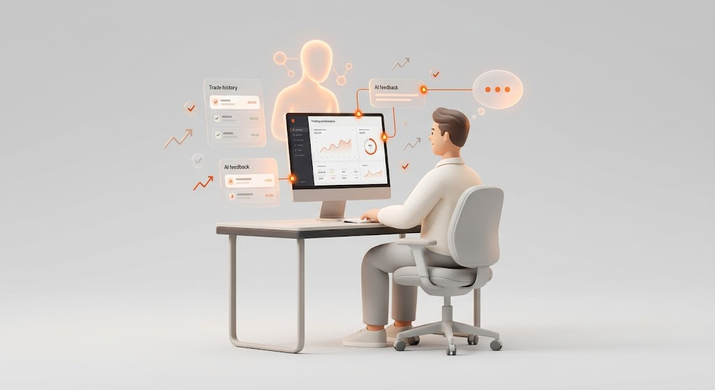 Analyst reviewing strategy dashboards